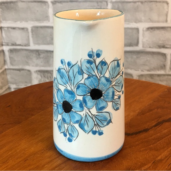 Vintage Handmade Mexican Ceramic Pitcher - Picture 11 of 13